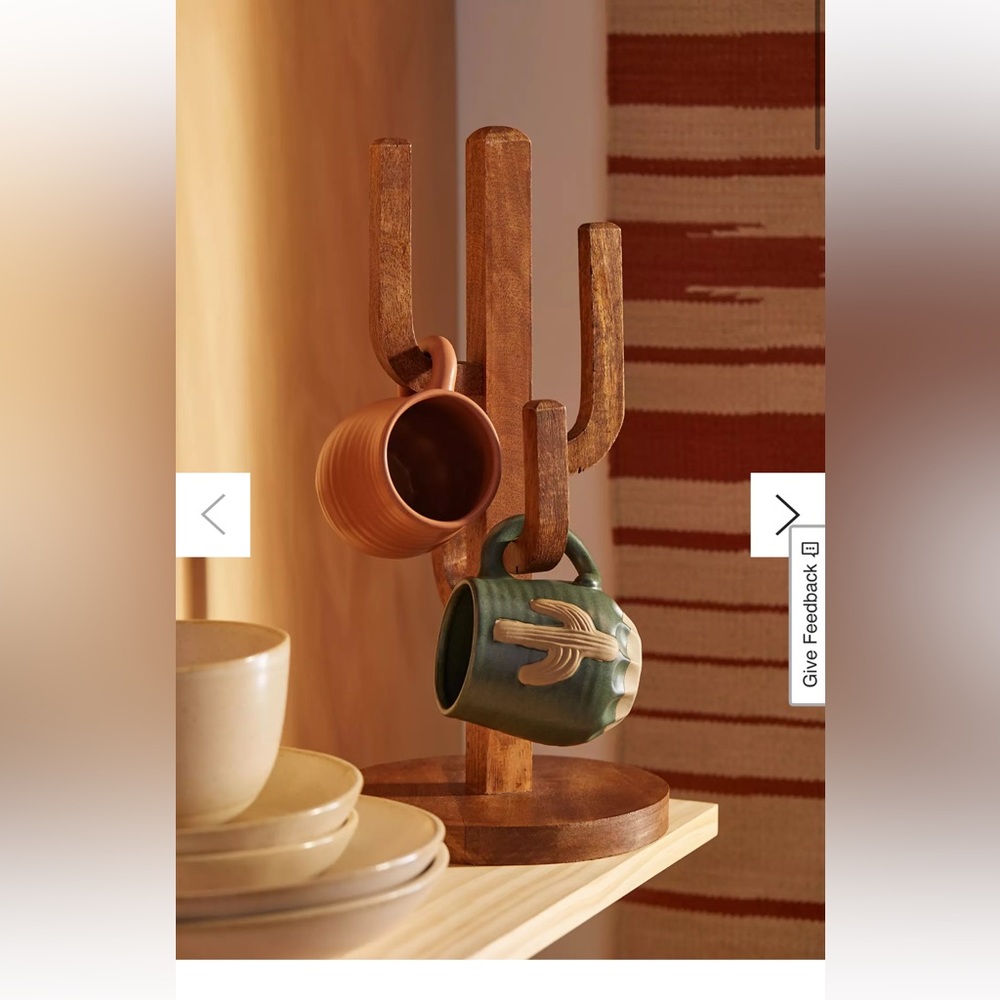 Urban Outfitters Cactus Mug Tree